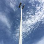 競技場のための持ち上がるシステムとの高さ20-30M LEDの高いマストの鋼鉄街灯柱